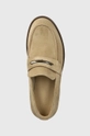 bézs Calvin Klein velúr mokaszin MOCCASIN SUEDE