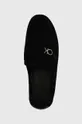 crna Mokasinke od brušene kože Calvin Klein DRIVING SHOE BOLD LOGO