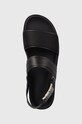 Сандалі Calvin Klein BACK STRAP SANDAL JAQ MONO IP чорний HM0HM01421