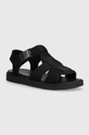 čierna Sandále Calvin Klein FISHERMAN SANDAL NEO Pánsky