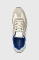 beżowy Calvin Klein sneakersy LOW TOP LACE UP MIX