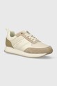 Αθλητικά Calvin Klein LOW TOP LACE UP MIX υφασμάτινο μπεζ HM0HM01399