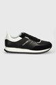 Calvin Klein sneakersy LOW TOP LACE UP MIX HM0HM01399 czarny SS24