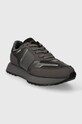 Calvin Klein sneakersy LOW TOP LACE UP SHINE HM0HM01392 szary SS24