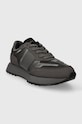 Calvin Klein sneakersy LOW TOP LACE UP SHINE HM0HM01392 szary SS24
