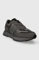 Calvin Klein sneakersy LOW TOP LACE UP SHINE szary