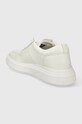 Obuwie Calvin Klein sneakersy skórzane LOW TOP LACE UP TAILOR HM0HM01379 biały