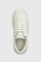 bela Usnjene superge Calvin Klein LOW TOP LACE UP TAILOR