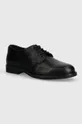 чорний Шкіряні туфлі Calvin Klein DERBY Чоловічий