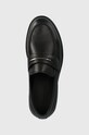 Kožené mokasíny Calvin Klein MOCCASIN PB čierna HM0HM01223