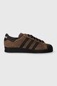 Tenisky adidas Originals Superstar 82 imitácia kože hnedá IF9034