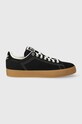 Σουέτ αθλητικά παπούτσια adidas Originals Stan Smith CS μικρό μαύρο IG1284