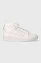 adidas Originals sneakers Forum Mid piele acoperită alb IG3754