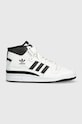 adidas Forum Mid White Core Black coated leather white IG3756