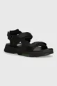 čierna Sandále Lacoste Suruga Premium Textile Sandal Pánsky