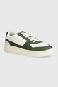 Lacoste sneakersy skórzane Aceclip Premium Contrasted Leather Planet friendly zielony 47SMA0038