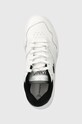 Lacoste sneakersy skórzane Lineshot Contrasted Collar Leather biały 47SMA0061