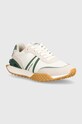 Tenisky Lacoste L-Spin Deluxe Contrasted Accent semišová kůže bílá 47SMA0114