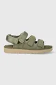 Semišové sandále UGG Goldencoast Multistrap zelená