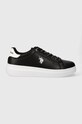 U.S. Polo Assn. sneakersy CODY imitacja skóry licowej czarny CODY001M.4YS1