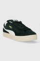Шкіряні кросівки Puma Suede XL Hairy 397241 зелений SS24