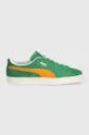 Puma sneakers din piele intoarsă Suede Patch verde