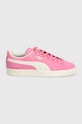 Puma sneakersy zamszowe Suede Neon 396507 różowy SS24