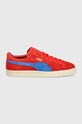 Замшеві кросівки Puma PUMA X ONE PIECE 396520 червоний SS24