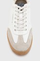 Obuv Kožené tenisky AllSaints Leo Low Top MF718X béžová