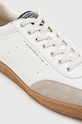 Kožené tenisky AllSaints Leo Low Top béžová MF718X