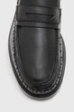 Взуття Шкіряні мокасини AllSaints Sammy Leather Loafer MF722X чорний
