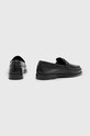Шкіряні мокасини AllSaints Sammy Leather Loafer MF722X чорний