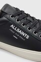 AllSaints bőr sportcipő Underground Leather Low fekete MF705X