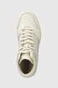 Guess sneakers din piele SAVA MID bej FMJSAM.ELE12.WHITE