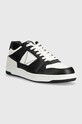 Kožené tenisky Guess SAVA LOW FMJSAW.ELE12.BLAWH černá SS24