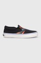 Tenisky Marcelo Burlon Icon Wings Slip-On Vulcanized CMIA079S24FAB0011026 čierna SS24