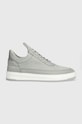Nubukové tenisky Filling Pieces Low Top Base nubuk sivá 10120591288