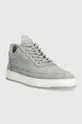 Nubuck sneakers Filling Pieces Low Top Base γκρί