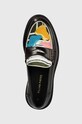 Filling Pieces mokasyny skórzane Team Loafer 2.0 bordowy 51233931912