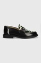 Kožené mokasíny Filling Pieces Loafer Gowtu usňová koža čierna 44233921861