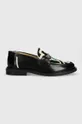 black Filling Pieces leather loafers Loafer Gowtu Men’s