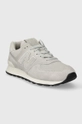 Tenisice od brušene kože New Balance 574 siva