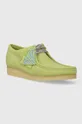green Clarks Originals suede shoes Wallabee Men’s