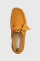 brown Clarks Originals leather shoes Wallabee Cup