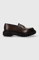 ADIEU leather shoes Type 182 casual brown type.182