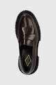 ADIEU leather shoes Type 182 brown type.182