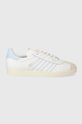 Αθλητικά adidas Originals Gazelle δέρμα σαμουά λευκό ID3718