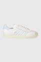 adidas Originals sneakers Gazelle mic de statură alb ID3718