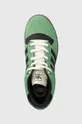 green adidas Originals suede sneakers Rivalry 86 Low