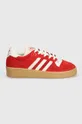 Σουέτ αθλητικά παπούτσια adidas Originals Rivalry 86 Low κόκκινο